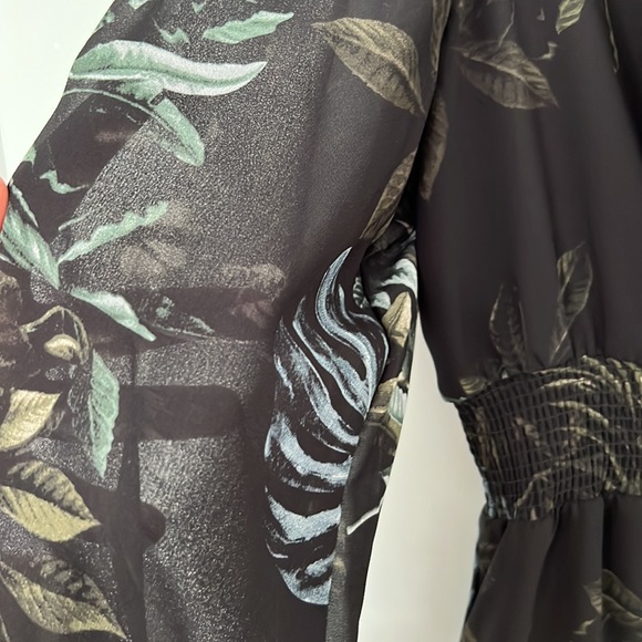 Dex Botanical Print Dress- Size M - Picture 5 of 11